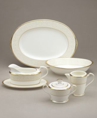 Noritake - "White Palace" Oval Vegetable Bowl
