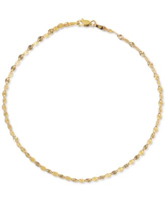 Giani Bernini - Textured Disc Ankle Bracelet