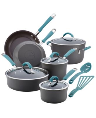 Rachael Ray - Cucina Hard-Anodized Nonstick 12-Piece Cookware Set