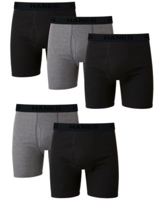Hanes - Men's 5-Pk. Performance Boxer Briefs