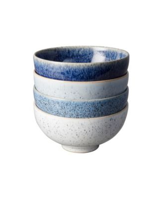 Denby - Studio Blue 4-Pc. Rice Bowl Set