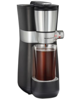 Hamilton Beach - Convenient Craft Single-Serve Rapid Cold Brew & Hot Coffee Maker