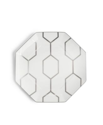 Gio Platinum Accent Plate Octagonal, 9.1" image