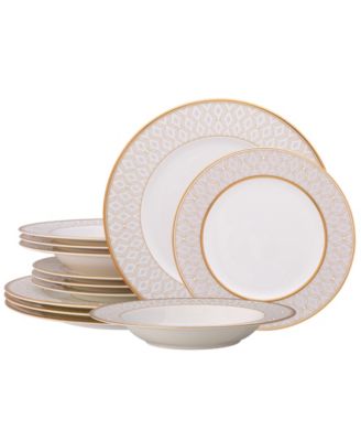 Noble Pearl 12-Piece Dinnerware Set, Service For 4 image