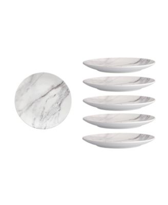 Melamine Palace Bianco Coupe Round Plates, Set of 6 image