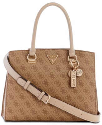 GUESS - Noelle Girlfriend Medium 4G Basique Monogram Satchel