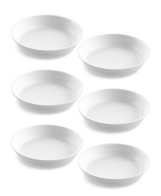 Melamine Edge Matte Low Bowls, Set of 6 image