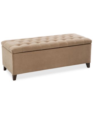 Madison Park - Shandra Tufted Top Upholstered Storage Bench