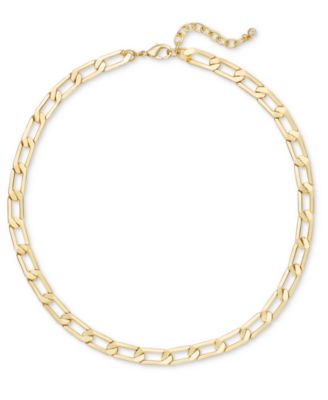 On 34th - Chain Link Necklace, 17" + 2" extender