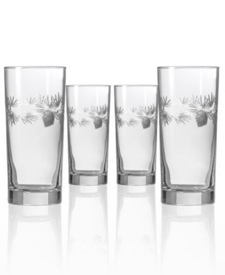 Icy Pine Cooler Highball Glass 15oz - Set of 4 Glasses image