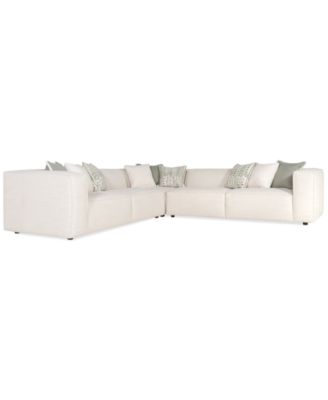 Bliss 124" 3-Pc. Fabric Modular Sectional, Created for Macy's  image
