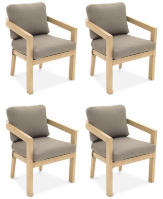 Reid Set of 4 Outdoor Dining Chairs, Created for Macy's image