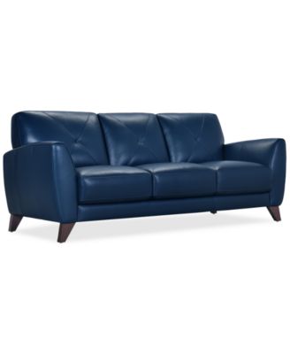 Macy's - Myia 85" Leather Sofa