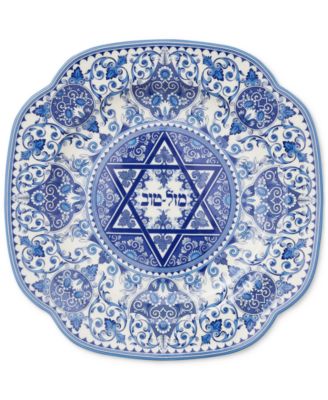Judaica Mazel Tov Good Luck Plate image