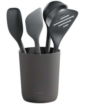 Zyliss - 5-Pc. Silicone & Nylon Utensil and Storage Container Set