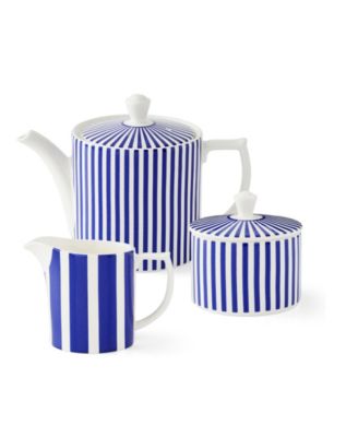 Blue Italian Steccato Tea Serving Set image