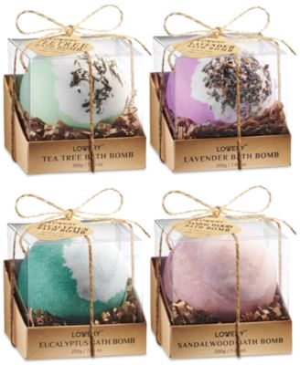 Lovery - 4-Pc. Deluxe Bath Bomb Set