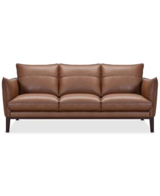 Kettner 88" Leather Sofa, Created for Macy's image