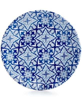 Talavera Azul Collection Melamine 5.5" Appetizer Plate, Set of 4 image