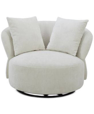 Ordesh Fabric Swivel Chair, Created for Macy's image