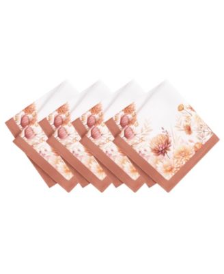 Autumn Blooms Napkins 17" x 17", Set of 4 image