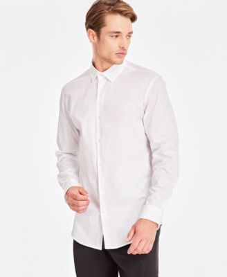Alfani - Men's Modern Classic-Fit Stretch Solid Button-Down Shirt