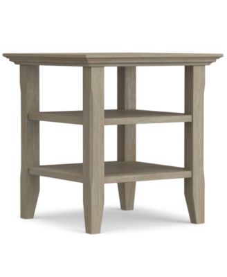 Simpli Home - Acadian End Table, Quick Ship