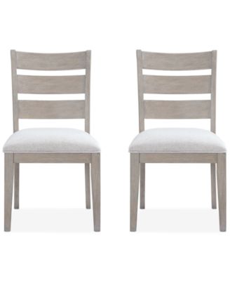 Sadie 2-Pc. Ladder Back Chair Set, Created for Macy's image