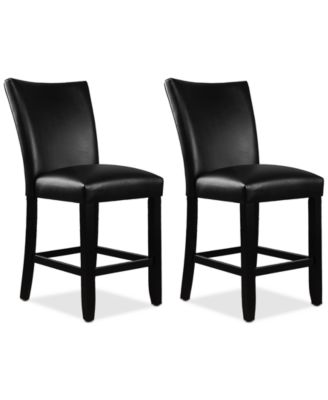 Kellet 2 Pc. Faux Leather Counter Height Chair Set, Created for Macy's image