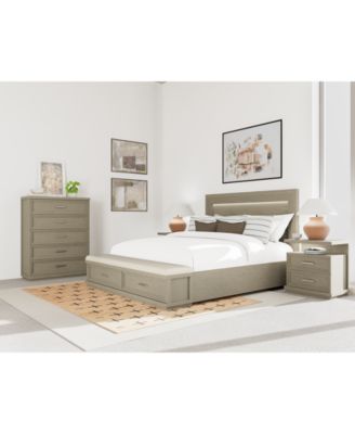 CLOSEOUT! Cascade 3-Pc. Bedroom Set (King Storage Bed, Chest & Nightstand) image