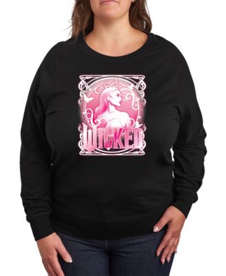 Hybrid Apparel - Plus Size Wicked Glinda Graphic Pullover T-Shirt