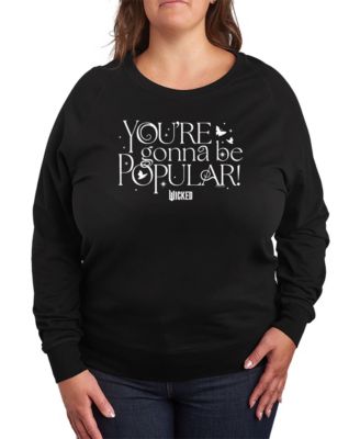 Hybrid Apparel - Plus Size Wicked So Popular Graphic Pullover T-Shirt