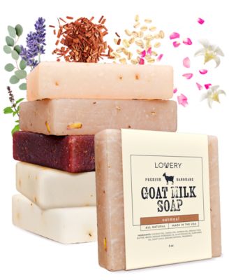 Lovery - 5-Pc. Goat Milk Soap Bars Set
