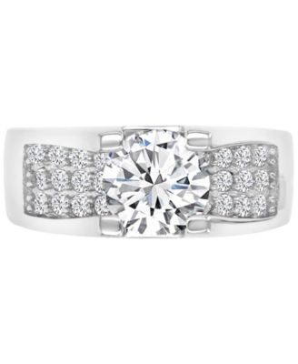 Macy's - Cubic Zirconia Sterling Silver Ring