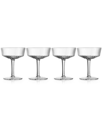 Sullivan Street Fluted Coupe Glasses, Set of 4 image