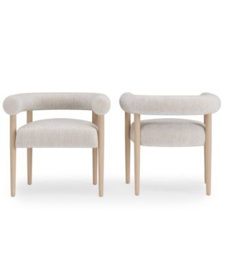 Furniture - Lunare 2 Pc. Rolled Back Chair Set