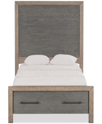 Furniture - Portmore Twin Panel Storage Bed, Created for Macy's