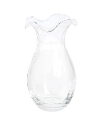 Hibiscus Glass Vertical Fluted Vase, Small image