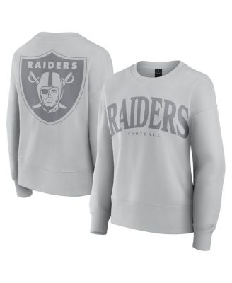 Fanatics - Women's Gray Las Vegas Raiders Elements Pullover Sweatshirt