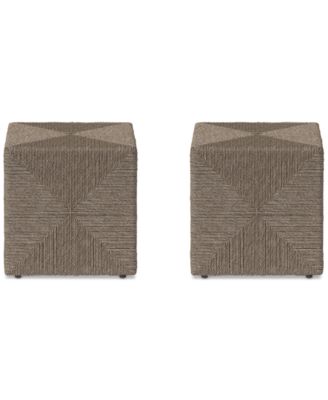 Sonetta Outdoor Seating Cube, Set of 2, Created for Macy's image