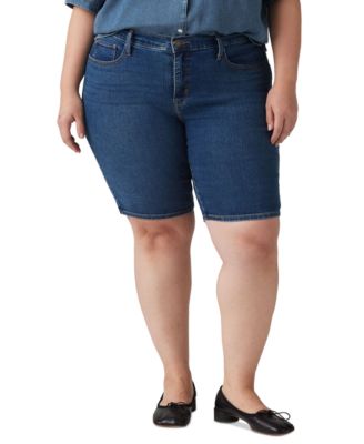 Levi's - Plus Size High-Rise Shaping Bermuda Shorts