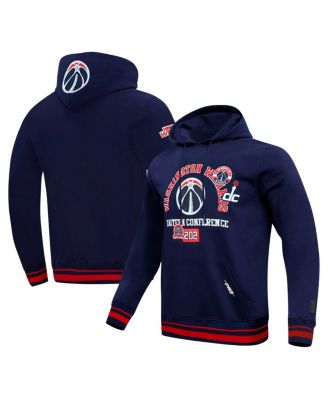 Pro Standard - Men's Navy Washington Wizards Area Code Pullover Hoodie