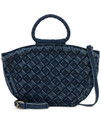 Patricia Nash - Ossi Medium Woven Denim Satchel