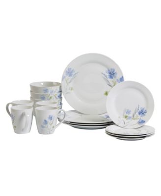 Tabletops Unlimited - Wildflower 16-Pc. Dinnerware Set, Service for 4