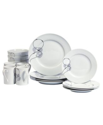 Tabletops Unlimited - Jacqueline 16-Pc. Dinnerware Set, Service for 4
