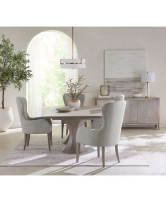 Cornelia 5-Pc. Dining Set (Rectangular Table & 4 Tufted Arm Chairs) image