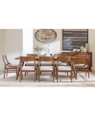 Furniture - Greystone II 9pc Dining Set (Rectangular Table & 8 Side Chairs)