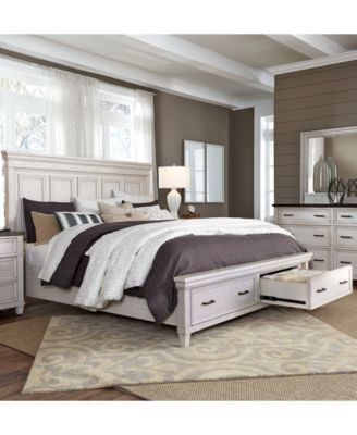 Dawnwood 3-Pc. California King Storage Set (Bed, Dresser & 2-Drawer Nightstand) image