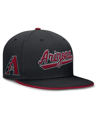 Nike - Men's Black Arizona Diamondbacks True Performance Fitted Hat
