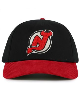 American Needle - Men's Black/Red New Jersey Devils Burnett Adjustable Hat